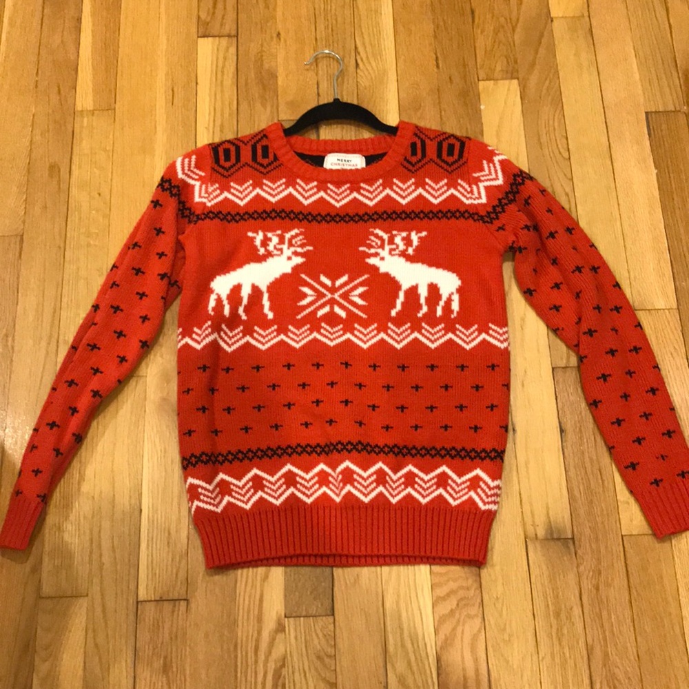 Merry Christmas From V28 Orange Christmas Sweater